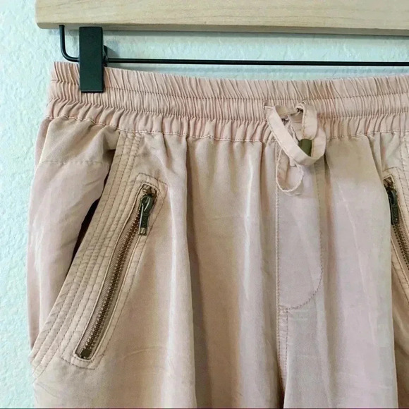 TOPSHOP Dusty Pink Soft Drawstring Joggers Trousers 6 - Picture 4 of 10